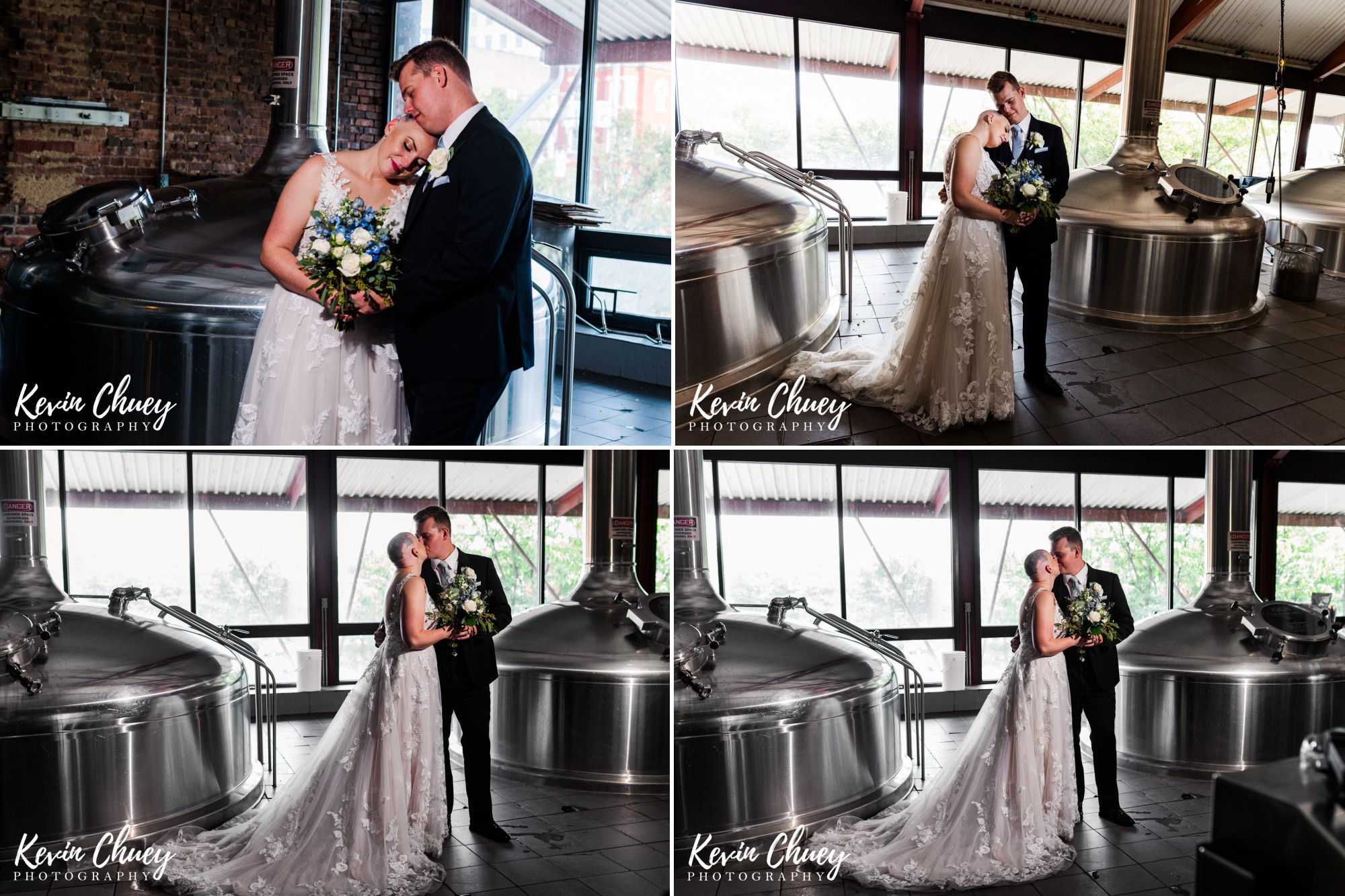 Great Lakes Brewing Company Tasting Room Wedding - Brewery Portraits