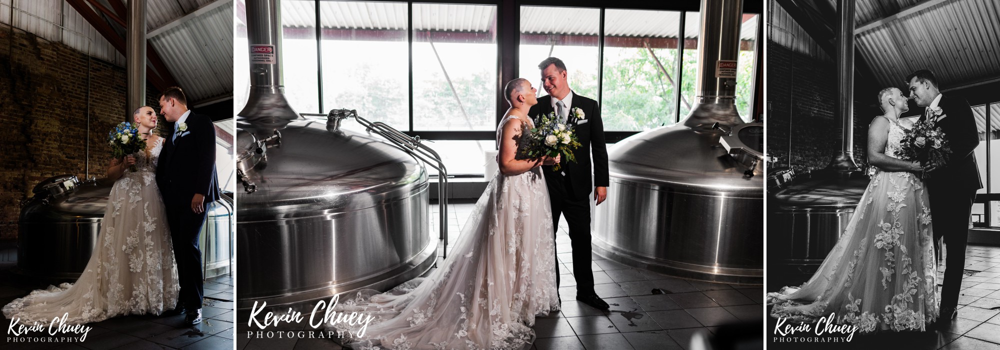 Great Lakes Brewing Company Tasting Room Wedding - Brewery Portraits