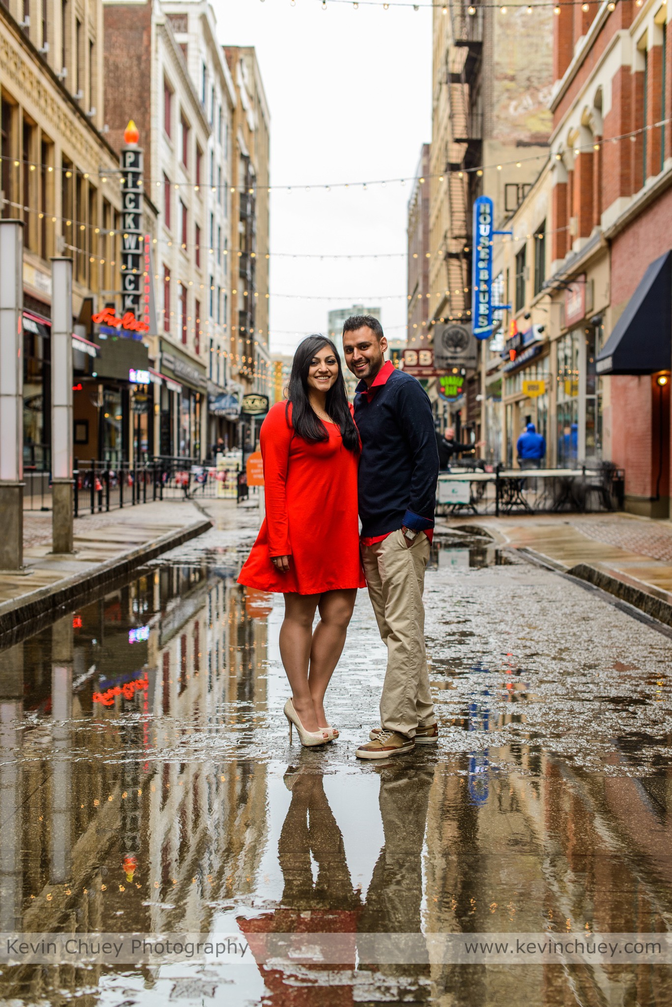 East Fourth Street Cleveland Engagement Photos